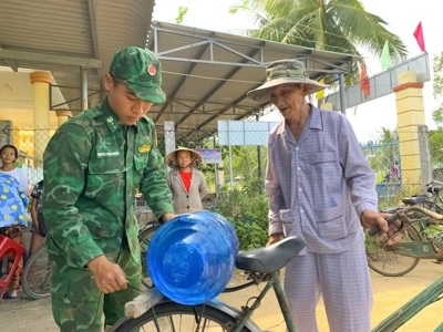 ATM nước sạch biên cương' kịp thời giải khát cho dân nghèo